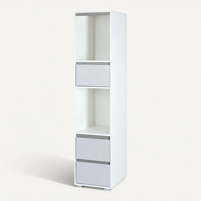 **Witte Kasten met Laden: Functioneel en Modern Ontwerp**