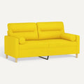 **Moderne Gele Sofa met Minimalistisch Ontwerp**