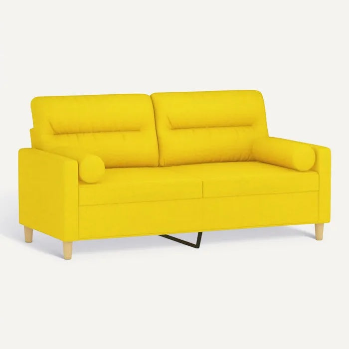 **Moderne Gele Sofa met Minimalistisch Ontwerp**