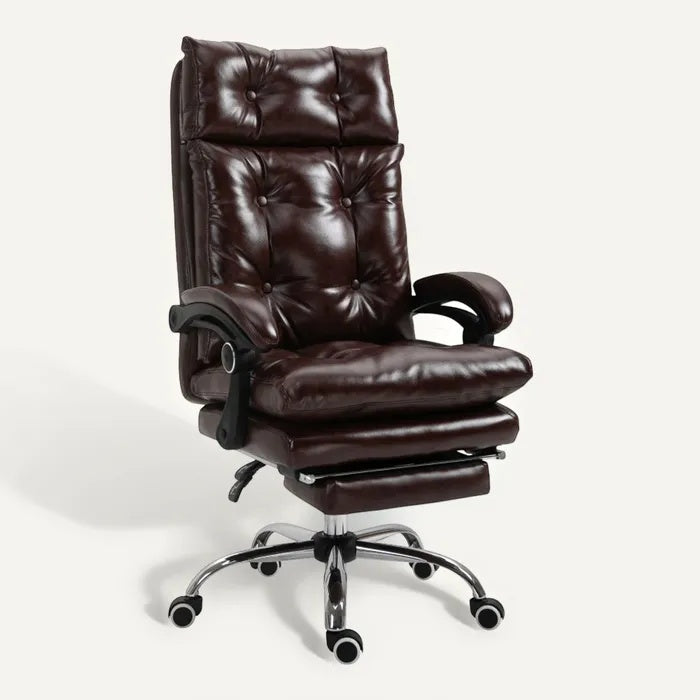 **Technische titel in het Nederlands: Ergonomische bureaustoel met verstelbare rugleuning en voetensteun**